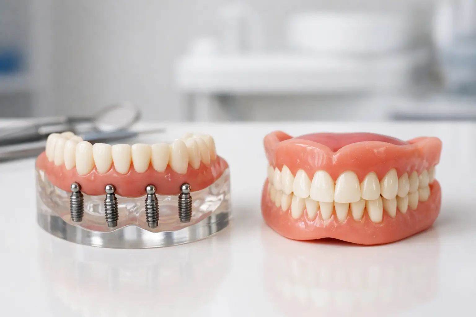Implant Supported Dentures vs Traditional Dentures